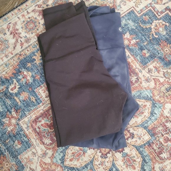 Set of 2 Lululemon Wunder Train Size 10 leggings - Picture 1 of 1